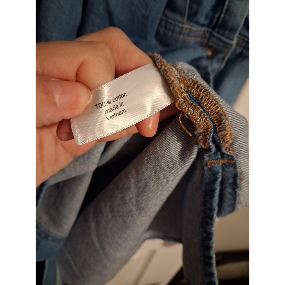 Lane Bryant Plus 3X 100% Cotton Chambray Denim Shirt Dress Belt Western Capsule - Picture 6 of 16